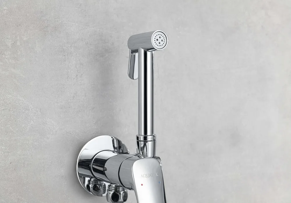 Гигиенический душ AQUATEK Вега AQ1019CR С ВНУТРЕННЕЙ ЧАСТЬЮ, со смесителем Sancos — официальный сайт