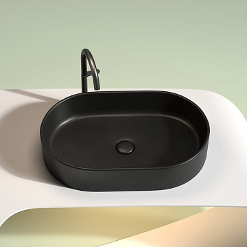 Накладная раковина Ceramicanova Element CN6048MB черная матовая