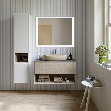 Накладная раковина KERAMA MARAZZI Plaza 60 накладная, песочный матовый