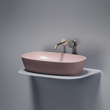 Накладная раковина Ceramicanova Element CN6049MP розовая матовая