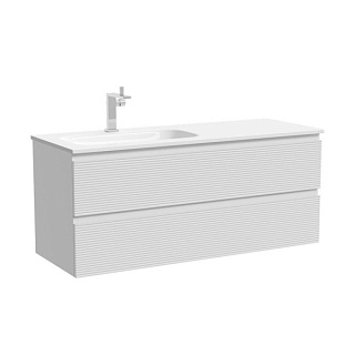 Тумба под раковину Sancos Folk 120 подвесная левая Bianco (белый), FL120LW