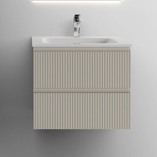 Тумба с раковиной Sancos Snob T 60 см, beige soft