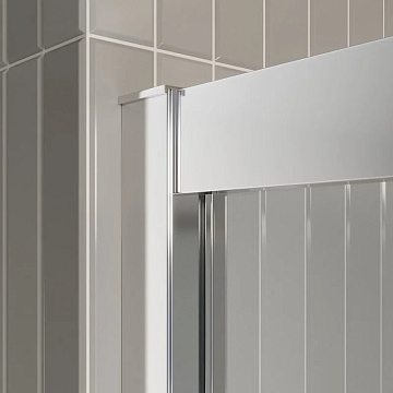 Душевой уголок BelBagno Luce AH-21-130/100-C-Cr профиль хром, стекло прозрачное