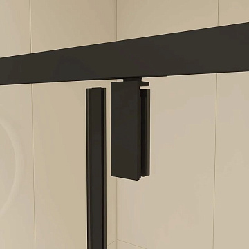 Душевой уголок RGW Classic CL-35-B 90х90x185, профиль матовый черный, стекло прозрачное