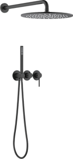 Душевой комплект Timo Saona SX-2349/03SM, С ВНУТРЕННЕЙ ЧАСТЬЮ, черный