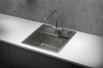 Мойка кухонная Granula Kitchen Space 5051 матовая сталь