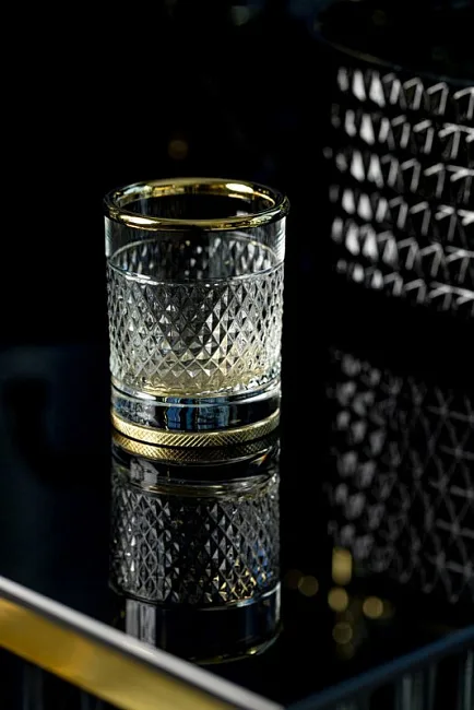 Стакан Boheme Aura 10252-G gold Sancos — Оригинал