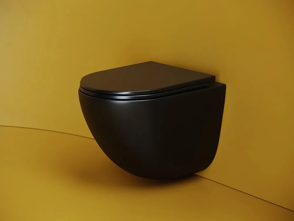 Унитаз подвесной Ceramicanova Vogue CN4008TMB Sancos — официальный сайт