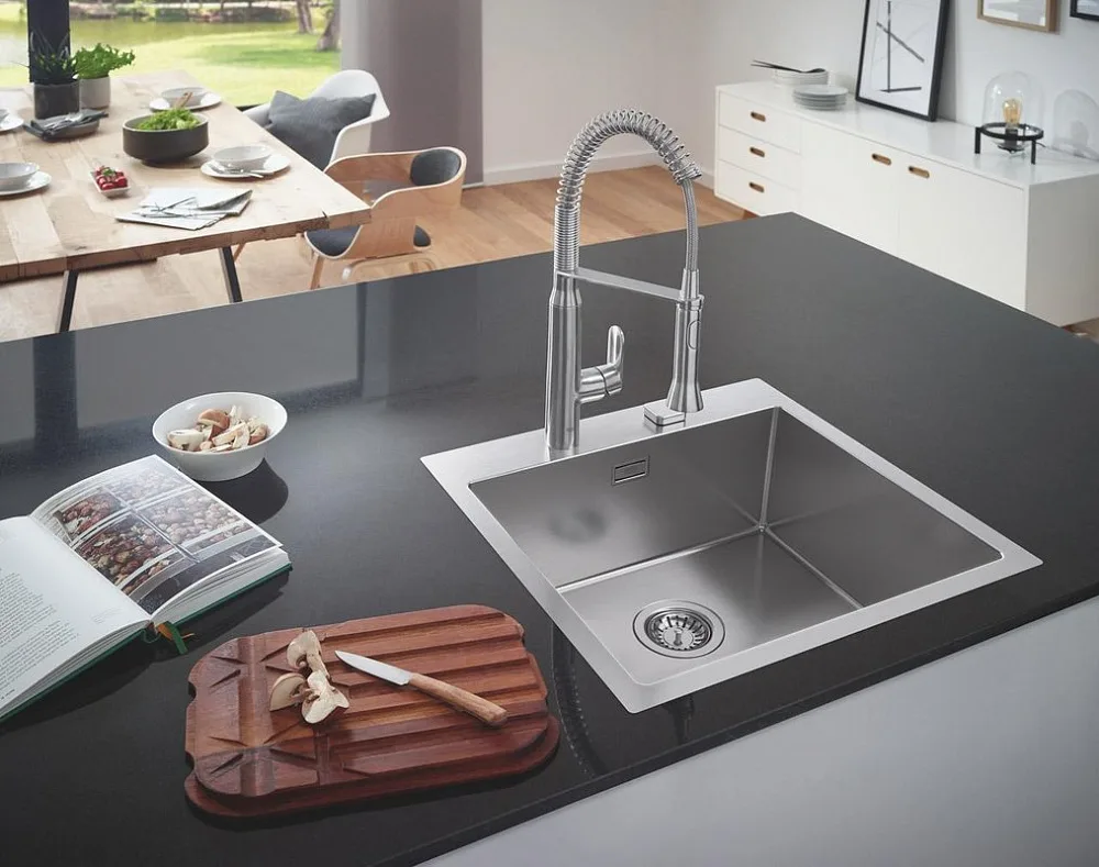Мойка кухонная Grohe K800 31583SD1 нержавеющая сталь Sancos — официальный сайт