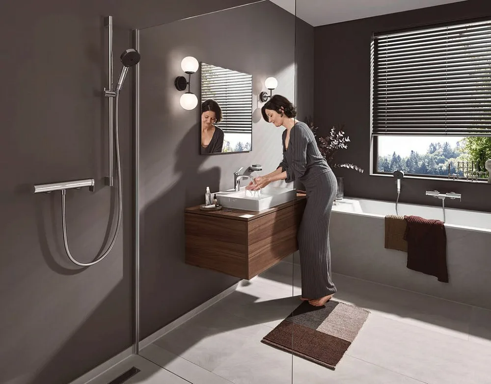 Смеситель для раковины Hansgrohe Vivenis 110 Vivenis 110 75022000 хром Sancos — официальный сайт