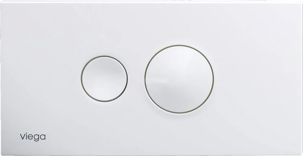 Кнопка смыва Viega Visign for Style 10 596316 белая Sancos — официальный сайт