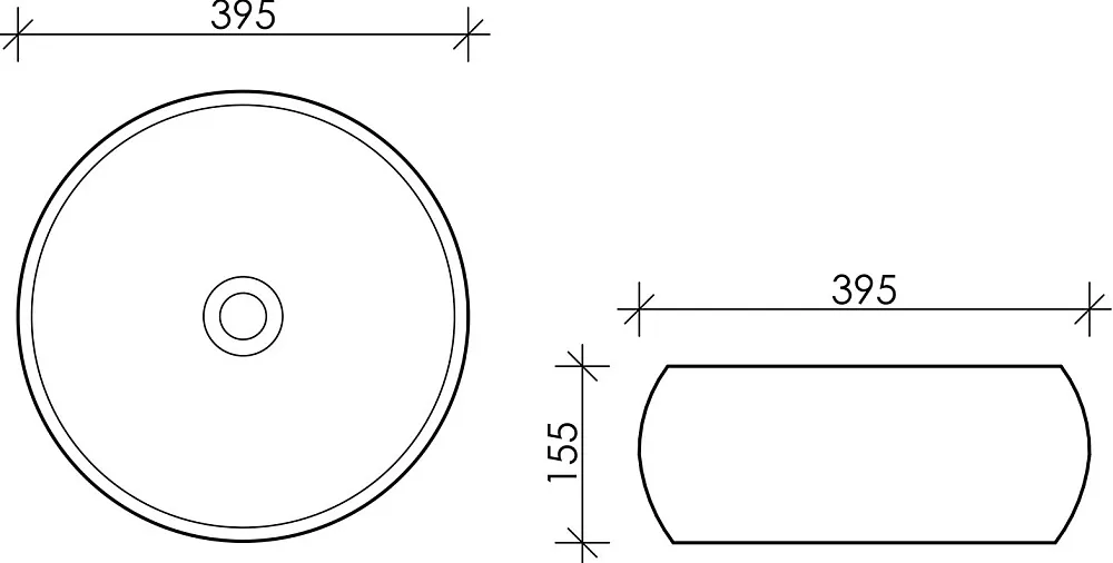 Накладная раковина Ceramicanova Element CN6001 Sancos — официальный сайт