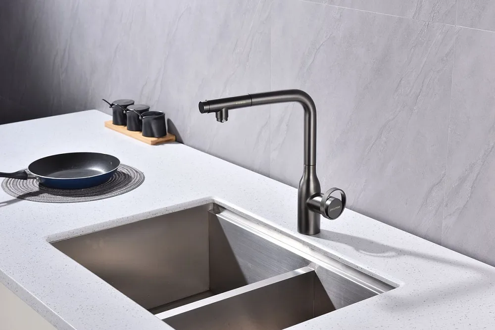 Смеситель для кухни Paulmark Urban Ur213104-B беретта Sancos — официальный сайт