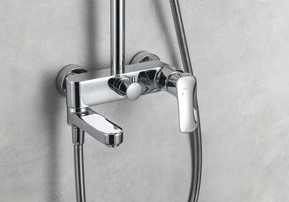 Душевая стойка AQUATEK AQ2040CR, хром Sancos — официальный сайт