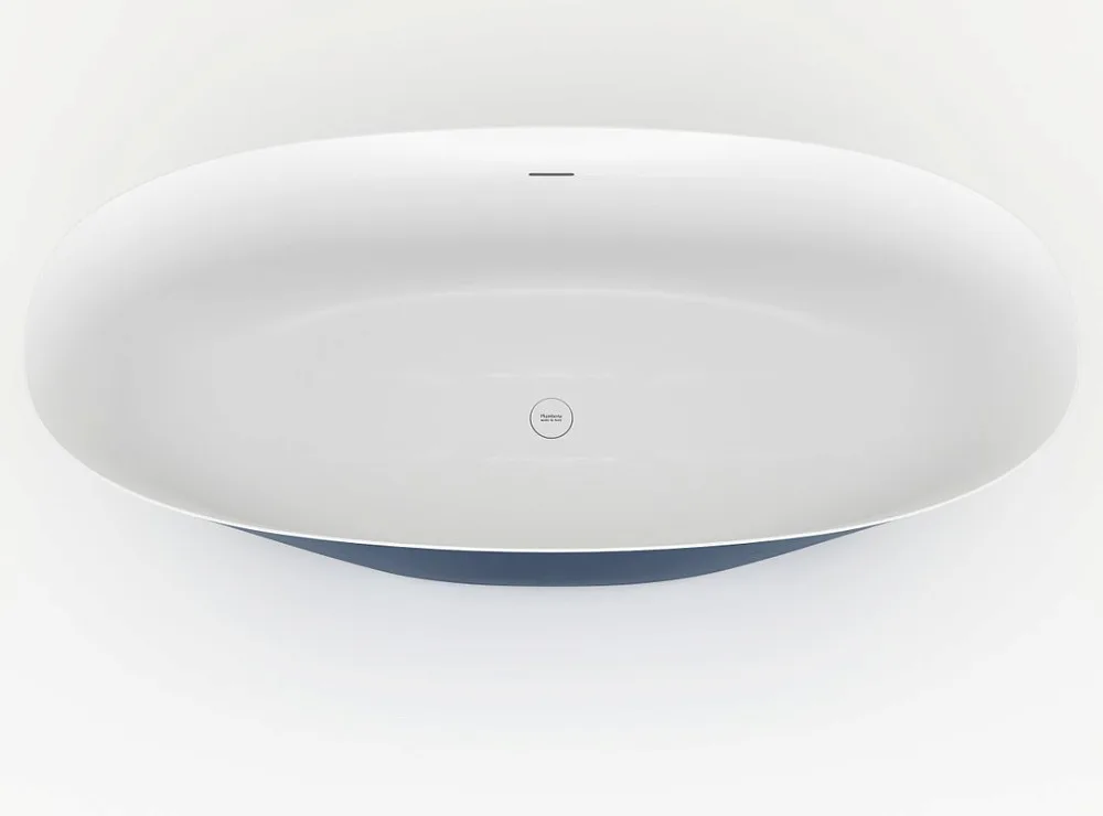 Ванна из искусственного камня Plumberia Selection Veloma 160x70 см, отдельностоящая, биколор матовый Sancos — официальный сайт