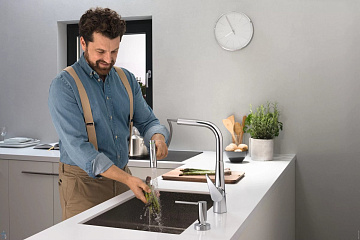 Смеситель для кухни Hansgrohe Talis Select M51 72824000 хром
