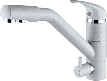 Смеситель для кухни Paulmark Hessen He213017-310 серый
