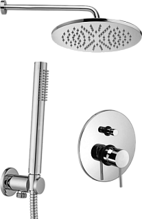Душевой комплект Paffoni Light KITLIG015CR, С ВНУТРЕННЕЙ ЧАСТЬЮ, хром