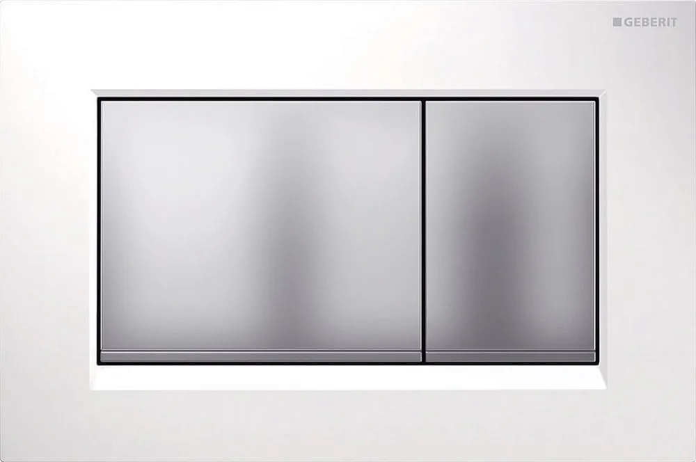 Кнопка смыва Geberit Sigma 30 115.883.KL.1 белая, хром матовый Sancos — официальный сайт