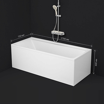 Акриловая ванна AM.PM Inspire V2.0 170x75 см, W52A-170-075W-A