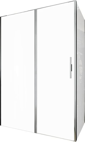 Душевой уголок Allen Brau Priority 140x90, профиль хром, стекло прозрачное