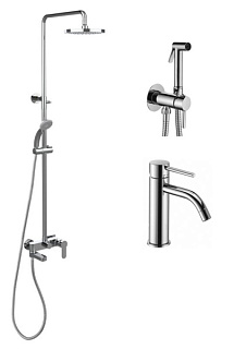Комплект для ванной Paffoni Light KITZCOL632CR71 хром