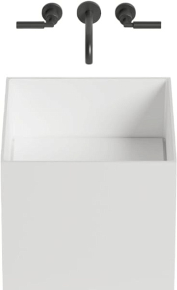 Накладная раковина Salini Armonia Square 03 130513G белый