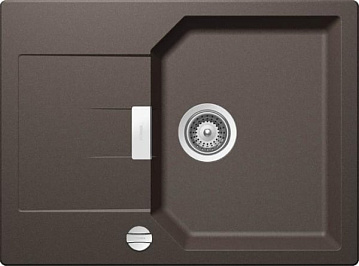 Мойка кухонная Schock Manhattan 45D Cristalite с клапаном-автоматом, инка