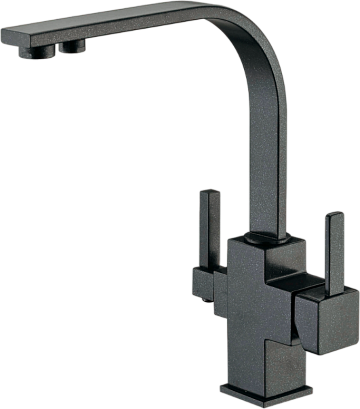 Смеситель для кухни Zorg Sanitary ZR 332 YF черный металлик