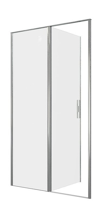 Душевая дверь в нишу Allen Brau Priority 3.31031.00 120 см, профиль хром, стекло прозрачное Optiwhit