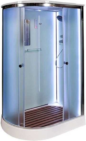 Душевая кабина DTO D102SR 120х80, LED, профиль хром, стекло матовое