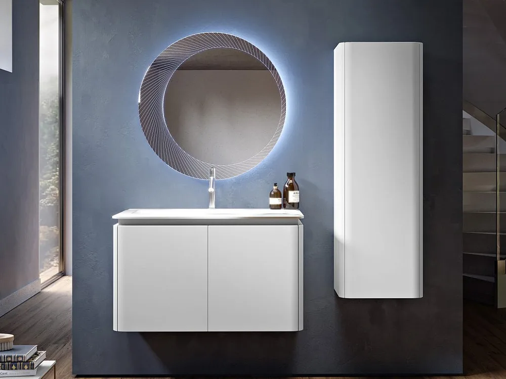 Зеркало круглое Cezares 80x80 с LED-подсветкой Sancos — официальный сайт