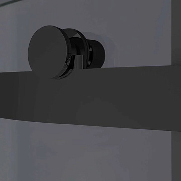 Душевой уголок Vincea Como-N VSR-4CN9014CGB 140х90, профиль матовый черный, стекло тонированное серо