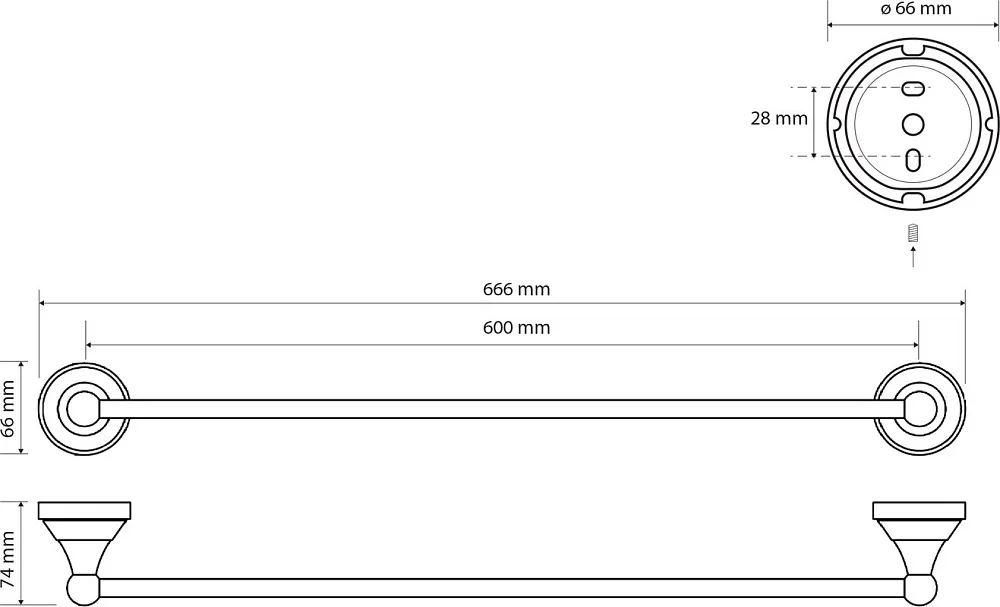 Полотенцедержатель Bemeta Kera 144704047 Sancos — официальный сайт