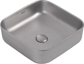 Накладная раковина Abber Rechteck AC2211MS матовое серебро