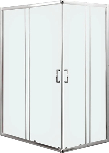 Душевой уголок BelBagno Unique AH-2-100/115-75/90-C-Cr стекло прозрачное