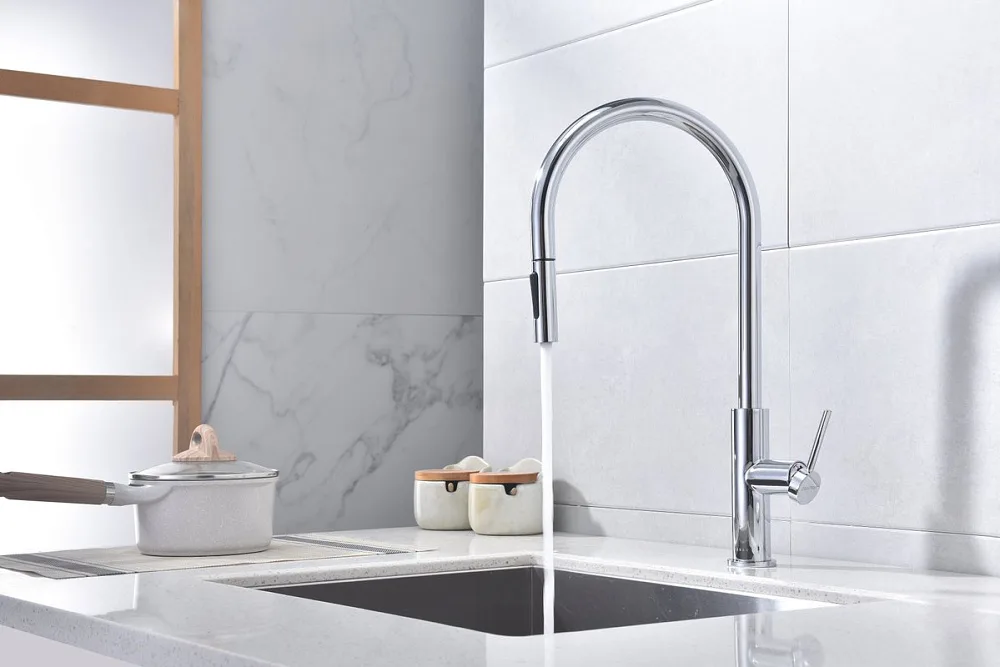 Смеситель для кухни Paulmark Senso Se215180-CR хром Sancos — официальный сайт