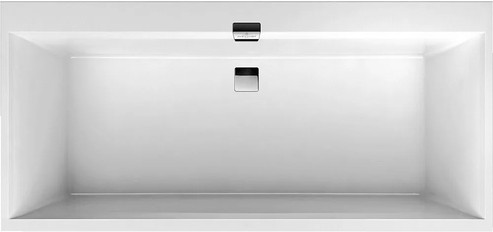 Акриловая ванна Villeroy & Boch Squaro Edge 12 UBQ180SQE2DV-01 180x80 см, встраиваемая, цвет альпийс Sancos — официальный сайт