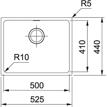 Мойка кухонная Franke Smart Sirius SID 110-50 черный карбон