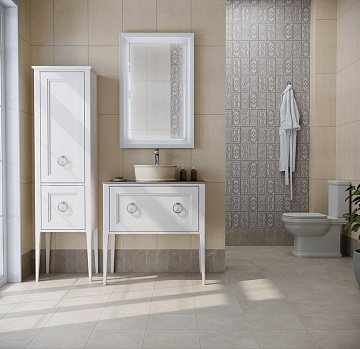 Накладная раковина KERAMA MARAZZI Circo 36 песочная матовая