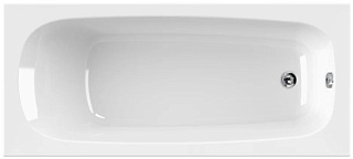 Акриловая ванна Cezares Eco 150-70-41-W37 без опоры 150x70 см, пристенная, белая