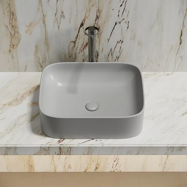 Накладная раковина Ceramicanova Element CN6052MSG серая матовая Sancos — Оригинал