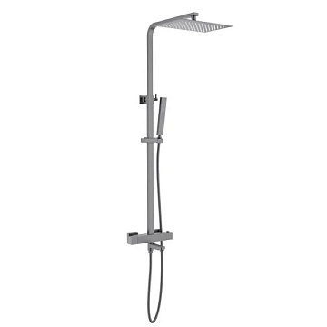Душевая стойка Timo Tetra-Thermo SX-0169/18, с термостатом, черное золото