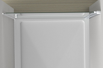 Душевая дверь в нишу Vincea Alpha VDP-3AL900CL 90 см, стекло прозрачное, хром
