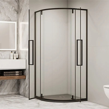 Душевой уголок RGW Stilvoll SV-53 B 80x80x200 профиль черный
