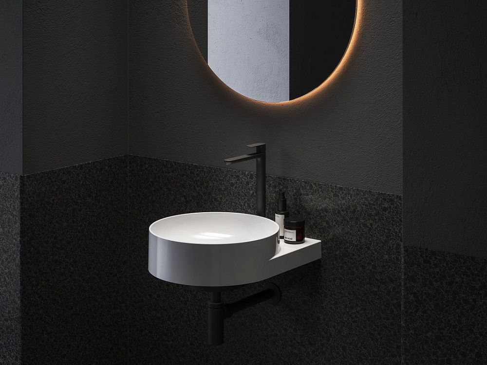 Смеситель для раковины Ravak Eleganta EL 015.21BLM BeCool, матовый черный