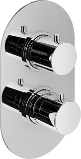 Термостатический смеситель встраиваемый Plumberia Selection Ixo XOT5040CR С ВНУТРЕННЕЙ ЧАСТЬЮ, для в