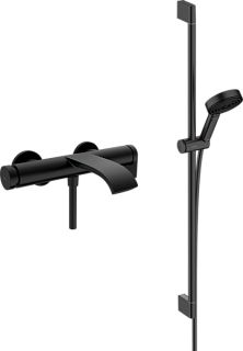 Смеситель для ванны с душем Hansgrohe Vivenis 75420670, + Душевой гарнитур Hansgrohe Pulsify Relaxat