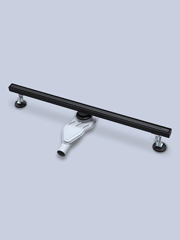 Душевой трап (лоток) AltroBagno Supremo 071234 NeOp (80), матовый черный