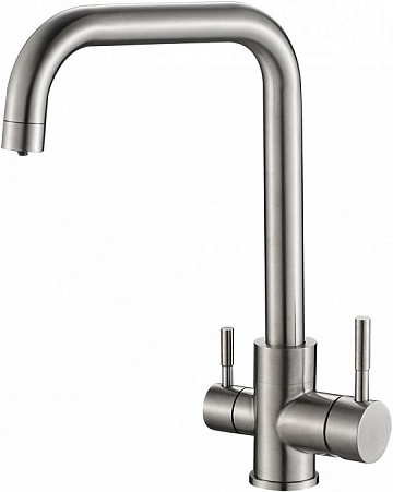 Смеситель для кухни Steel Hammer SH 715 INOX